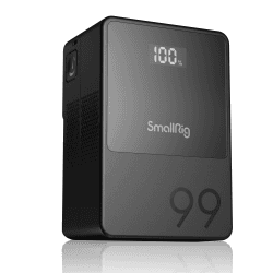 SMALLRIG VB99 Mini V Mount Akku,6700mAh 99Wh 14.8V mit OLED Screen,V Mount Battery für Fotografen und Filmemacher, Unterstützt 65W PD USB-C Schnellladung,D-TAP,USB-A,DC-Anschlüsse Schwarz - 3580