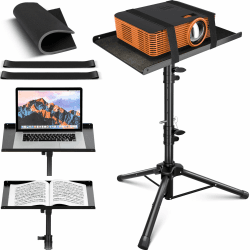 CAHAYA Beamer Ständer Projektor Halterung Multifunktionaler Bodenständer für Laptop Ständer Projektor Kamera mit verstellbarer Höhe für Outdoor-Filme, Computer CY0331-1 Stativ
