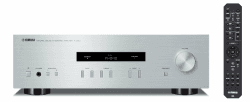 Yamaha A-S201 HiFi Stereo Verstrker mit Phono Eingang und 100 Watt je Kanal silber Silber Single