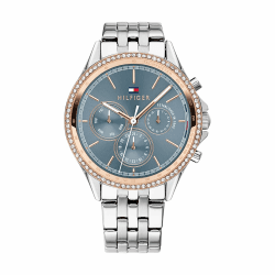 Tommy Hilfiger Multi Zifferblatt Quarz Uhr für Damen mit Edelstahlarmband - Erhältlich aus Gold oder Silber