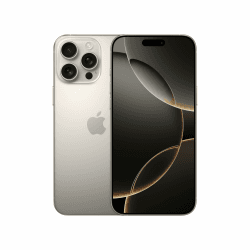 Apple iPhone 16 Pro Max 256 GB: 5G Handy mit Kamerasteuerung, 4K 120 Dolby Vision und einem großen Sprung bei der Batterielaufzeit. Funktioniert mit AirPods, Titan Natur Titan Natur 256 GB Ohne Case