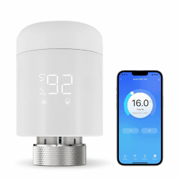 MIUCDA Smart Heizkörperthermostat WIAN Programmierbarer Energiesparen Digital Heizung Thermostat TRV Kompatibel mit Alexa Google Home Tuya WIAN Heizkörperthermostat