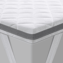 BedStory Topper 140x200cm H5/H6 aus 7,5cm Höhe stüzender Kaltschaumkern, atmungsaktive 3D-Netz Bezug, Bequeme Matratzentopper für Boxspringbett und unbequemem Betten Schlafsofa 140X200 cm H5/H6