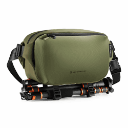 K&F Concept Kamera-Rucksack, Schultertasche, quadratische Tasche, Taschen für Fotografen, Kamera-Rechteck-Hülle, kompatibel mit Canon/Nikon/Sony/DJI Mavic Drohnen-Rucksack Dunkelgrün