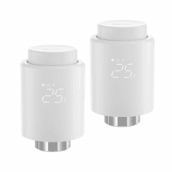 SONOFF TRVZB Smart Heizkörperthermostat, 2 Stück Smart Heizungsthermostat mit App-Funktion, Zigbee Thermostat Benötigt Zigbee 3.0 Hub, kompatibel mit Amazon Alexa/Home Assistant Modern