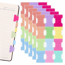 Haftmarker, Index Tabs Selbstklebend, Stabile Haftnotizen Tabs Pastell, Page Marker, Book Tabs, Annotating Supplies für Notizbücher Kalender Planer Bibelregister 3 Index Tabs