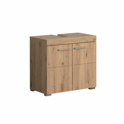 trendteam smart living - Waschbeckenunterschrank Unterschrank - Bad - Amanda - Aufbaumaß (BxHxT) 60 x 56 x 34 cm - Farbe Asteiche - 139330192