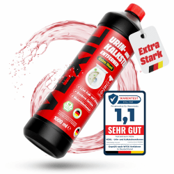 VEXIL® Urinsteinentferner EXTRA STARK - 1000 ml - entfernt mühelos hartnäckigen Urin- & Kalkstein - Profi WC-Reiniger - biologisch abbaubar - Urinsteinlöser Made in Germany 1er Pack (1000 ml)