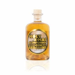 Holy X-Mas Glühpunsch Gin Gedöööns | Weihnachtlicher Gin mit Weißwein, Zitrus, Apfel, Mandarine & Zimt | 100% Natürliche Zutaten | Die perfekte Glühwein-Alternative