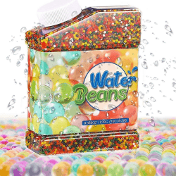 Wasserperlen, 50.000 bunte Perlen, dekorativ & farbenfroh, ungiftig & biologisch abbaubar, Gelperlen für Blumen und Pflanzen Mix