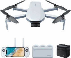 Potensic ATOM GPS Drohne mit 4K Kamera&3-Achsen-Gimbal, C0, Unter 249g, 3 Akkus 96 Min.Flugzeit, 6KM FPV Übertragung, Visuelles Folgen/QuickShots/RTH, 12MP Fotos Kameradrohne für Anfänger Erwachsene ATOM Fly More Combo