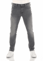 MUSTANG Jeans Herren Stretch Slim Fit Vegas Jeanshose Hose Denim Schwarz Grau Blau 30 31 32 33 34 36 38 40 34W / 32L Denim Grey (4500-313)