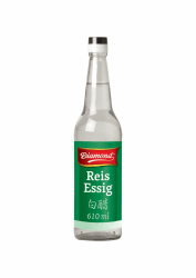 DIAMOND Reisessig 5% Säure, Essig zum Würzen und Verfeinern von Sushi Reis, Vegan - 1 x 610 ml 1 610 ml (Pack of 1)