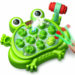 Spielzeug für 2 3 4 5 6 Jahre alt Junge Mädchen Hammerspielzeug für ab 2 Jahren Kleinkinder Kinderspielzeug Geburtstag-Geschenk für Kinder Alter 2-7 Frühes Lernspielzeug Hammerspiel Klopfspiel Frosch