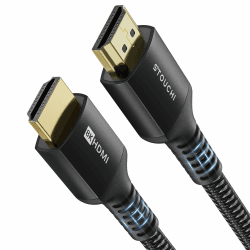 Stouchi HDMI 2.1 Kabel 8K 2m,Ultra HD 48 Gbit/s Hochgeschwindigkeit 8K60hz 4K120hz 144Hz 165Hz RTX,DSC eARC Dynamisches HDR10 4: 4: 4 HDCP 2.2&2.3 Dolby,Kompatibel mit TV/PS5/Xbox Schwarz,1 Packung Schwarz,1 Packung 2 m