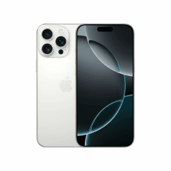 Apple iPhone 16 Pro Max 256 GB: 5G Handy mit Kamerasteuerung, 4K 120 Dolby Vision und einem großen Sprung bei der Batterielaufzeit. Funktioniert mit AirPods, Titan Weiß Titan Weiß 256 GB Ohne Case