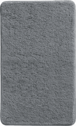 Erwin Müller Badematte, Badteppich, Badvorleger Rhodos Uni rutschhemmend anthrazit Größe 70x120 cm - ultraweich, extrem saugfähig, flusenarm (weitere Farben, Größen) Badematte 70x120 cm Anthrazit