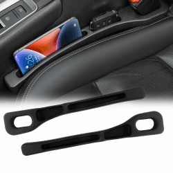 2 Stk Autositz-Spaltfüller, Autositz Lückenfüller Universal Sitzlückenfüller, Car Seat Gap Filler für Verhinderung des Herunterfallens von Gegenständen