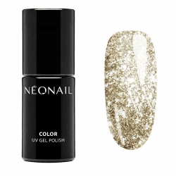 NEONAIL UV Nagellack 7,2 ml Gold Sparkling Kiss NEONAIL Farben UV Lack Glitter Gel Nägel Nageldesign Shellack Sparkling Kiss 7.2 ml (1er Pack)