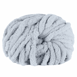 Maxee Dicke Wolle Garn 250g, Sperrige Armstricken Wolle, Soft Arm Knitting, XXL Grobstrick Weiches Wollgarn, zum Häkeln für Decke, Perfekt zum Weben von Haustier Nest, Decken, Zierkissen-Hellgrau Dicke wolle-09 Hellgrau Dicke wolle