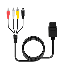 Gam3Gear S-Video AV-Video-Kabel für Nintendo SNES N64 Gamecube PAL