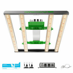 MARS HYDRO Neue FC3000 Led Grow Lampe, Samsung LM301H EVO 300Watt Vollspektrum Led Grow Light für Indoor-Pflanzen, Daisy Chain dimmbar für 90x90cm Growzelt 300 W