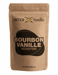 InterVanilla Bourbon Vanilleschoten 10 Stück, 12-13 cm Vanille Schoten in Premium Qualität aus Madagaskar zum Backen, Kochen und Süßspeisen. Vanilla Pods