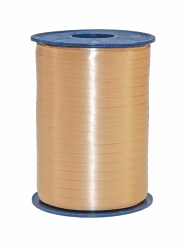 C.E. PATTBERG Geschenkband Champagner-Creme, 250 Meter Ringelband 10 mm zum Basteln, Dekorieren & Verpacken von Geschenken zu jedem Anlass 250-m-Spule 10 mm Champagner