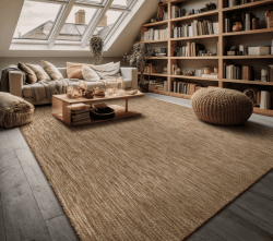 Paco Home Outdoor Teppich Wetterfest Wohnzimmer Balkon Küchenteppich Flachgewebe Sisaloptik Meliert Einfarbig, Grösse:160x220 cm, Farbe:Natur 160 x 220 cm (Rechteckig) Natur