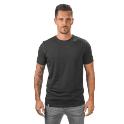 ALPIN LOACKER Merino Shirt Herren - Premium Merino Tshirt Herren Kurzarm & NEU: Merino Poloshirt Herren I Thermo Oberteil Männer und Merino Unterwäsche Herren Grau XL