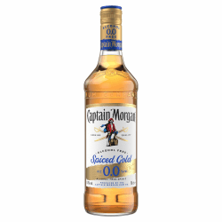 Captain Morgan Spiced Gold 0.0%, Alkoholfrei, 700 ml - Rum Alternative für alkoholfreie Drinks & Cocktails Standard
