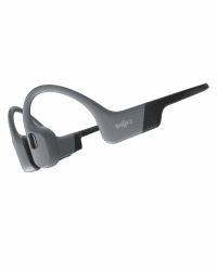 SHOKZ OpenSwim Pro Knochenschall Sport-Kopfhörer, kabellose Open-Ear-Ohrhörer, Bluetooth 5.4, IP68 wasserdicht, 32GB-MP3-Speicher, Mikros mit Geräuschunterdrückung, 9 Std Wiedergabe, Laufen, Schwimmen Grau