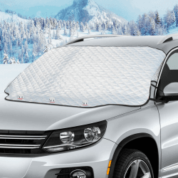Selene Frontscheibenabdeckung, Auto Scheibenabdeckung Scheibenwischer Winterschutz, Faltbare Abnehmbare mit Magnet Fixierung, für Sommer UV-Schutz Wintergegen Schnee, EIS, Frost, Staub,183×116cm 183x116cm