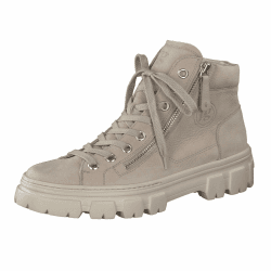Paul Green Damen Hightop-Sneaker, Frauen High-Top Sneaker 39 EU Beige 00x