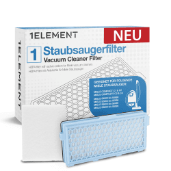 1 Filter für Miele Staubsauger [Compact C1 & C2, Complete C2 & C3, S8340] – 1 HEPA Filter und 1 Motorfilter für Allergiker gegen Feinstaub und Gerüche [S4000, S5000, S6000 & S8000 Series] 2022 1 Stück