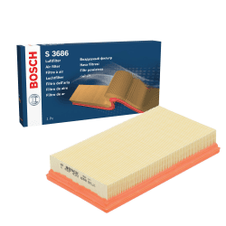 Bosch Automotive S3686 - Luftfilter Auto