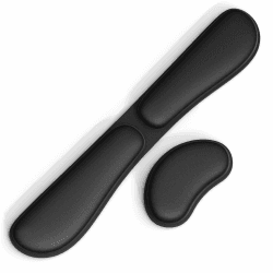 GOMIN Handgelenkauflage für Tastatur und Maus - Ergonomisches Handgelenkstützen-Set Rutschfest - Faltbare Memory-Schaum Handballenauflage - Tastaturpad Ergonomisch und bequem für Büro und Home Office Handballenauflage Set