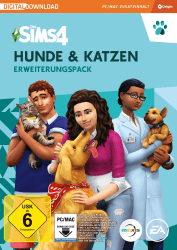 Die Sims 4 Hunde & Katzen (EP4) Erweiterungs-Pack PCWin-DLC |PC Download Origin Code |Deutsch PC Download Code EP+ Bundle THE SIMS 4 (EP4) CATS & DOGS