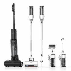 Tineco Floor ONE Switch S7 Nass Trockensauger, Saugwischer 40min, Staubsauger 65min, 70℃ Flashdry, Beidseitige Kantenreinigung, ZeroTangle Bürste, Dreifache Batterielebensdauer, für das Ganze Haus