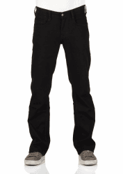 MUSTANG Herren Jeans Hose Oregon Bootcut Männer Jeanshose Denim Stretch Baumwolle Blau Schwarz W30 W31 W32 W33 W34 W36 W38 W40 32W / 34L Black Denim (940)