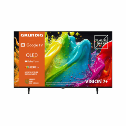 Grundig 50 VOE 84 Q Fernseher 50 Zoll (126 cm) QLED TV, VPI 1800, Google TV, 4K UHD, Dolby Vision, HDR10+, Motion Picture Improvement, Chromecast Built-in, Bluetooth, Smart TV, Schwarz Google TV 50 Zoll 4K UHD QLED