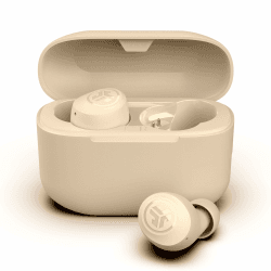 JLab Go Air Pop+ In Ear Kopfhörer kabellos Bluetooth, True Wireless Kopfhörer, 35+ Std Headphones, kabellose Ohrhörer, Earbuds mit Mikrofon, USB-C Ladebox, Dual Connect, EQ3 Sound, Tone 155 Tone 155N POP+