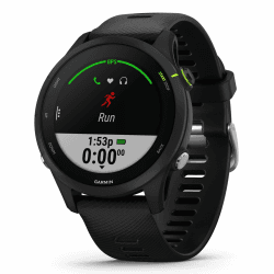Garmin Forerunner 255 Music – GPS-Laufuhr mit individuellen Trainingsplänen, speziellen Lauffunktionen und detaillierter Trainingsanalyse. 1,1“ & 1,3" Farbdisplay, Akkulaufzeit bis zu 14 Tage