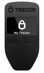 Trezor Model One - Die Original-Hardware-Wallet für Kryptowährungen, Bitcoin-Sicherheit, Speichern und Verwalten Tausende Coins und Tokens (Schwarz) Black