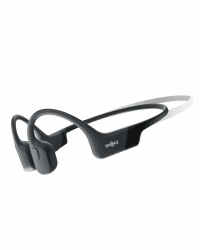 SHOKZ OpenRun Mini Knochenschall Kopfhörer, Open-Ear Sport Bluetooth Kopfhörer mit Noise-Cancelling Mikrofon, IP67 wasserdichte kabellose Ohrhörer zum Laufen, 8 Std Laufzeit, USB-C, Sport-Stirnband Mini-Größe Cosmic Black