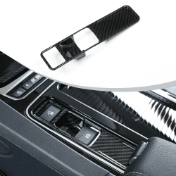 DIYUCAR Elektronische Handbremsverkleidung aus Kohlefaser-Stil aus ABS für Jag XE F-Pace XF F Pace x761