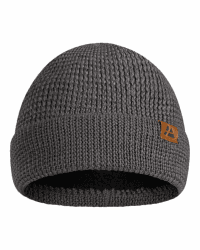 DANISH ENDURANCE Merinowolle Mütze mit Fleece, Warme Wintermütze, Stretchy & Bequem, Unisex, Beanie für Damen & Herren Einheitsgröße Dunkelgrau
