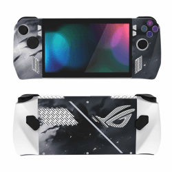 PlayVital 2 Set Skin Sticker für ROG Ally, individuelle Aufkleber aus Vinyl für ROG Ally Handheld Konsole-Schattenmöder