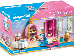 PLAYMOBIL Princess 70451 Schlosskonditorei mit Bäckerin und viel Zubehör, Ab 4 Jahren