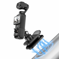 STARTRC Osmo Pocket 3 360° Magnethalterung Clip Rucksack Verstellbare Schultergurt Erweiterung Adapter für DJI Pocket 3/Osmo Pockt/Action 5 pro/für Insta 360 Kameras Zubehör Rucksack Clip Mount